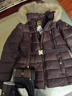 MK Jaqueta Puffer com Cinto
