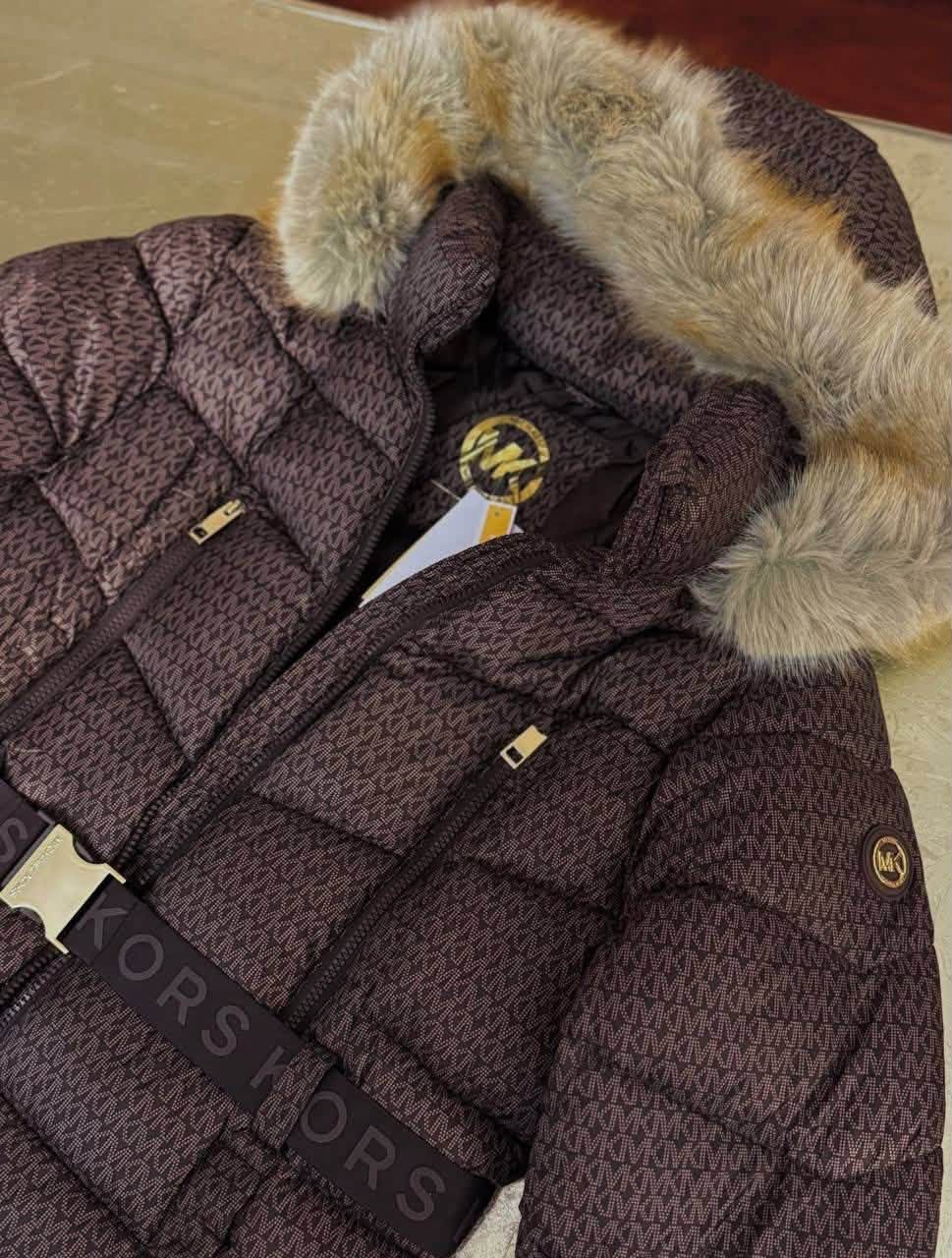 MK Jaqueta Puffer com Cinto