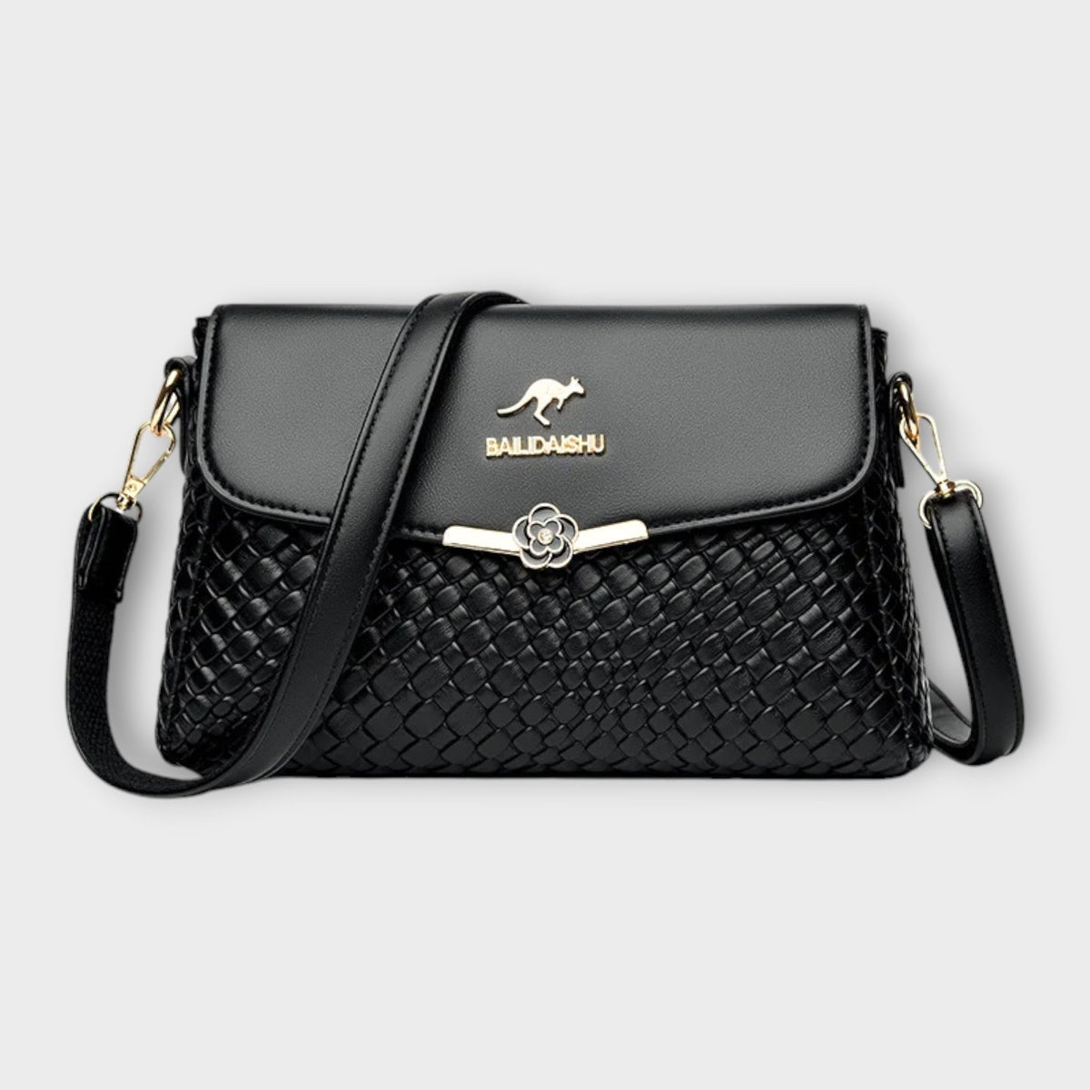 Strukturierte Schultertasche für Damen