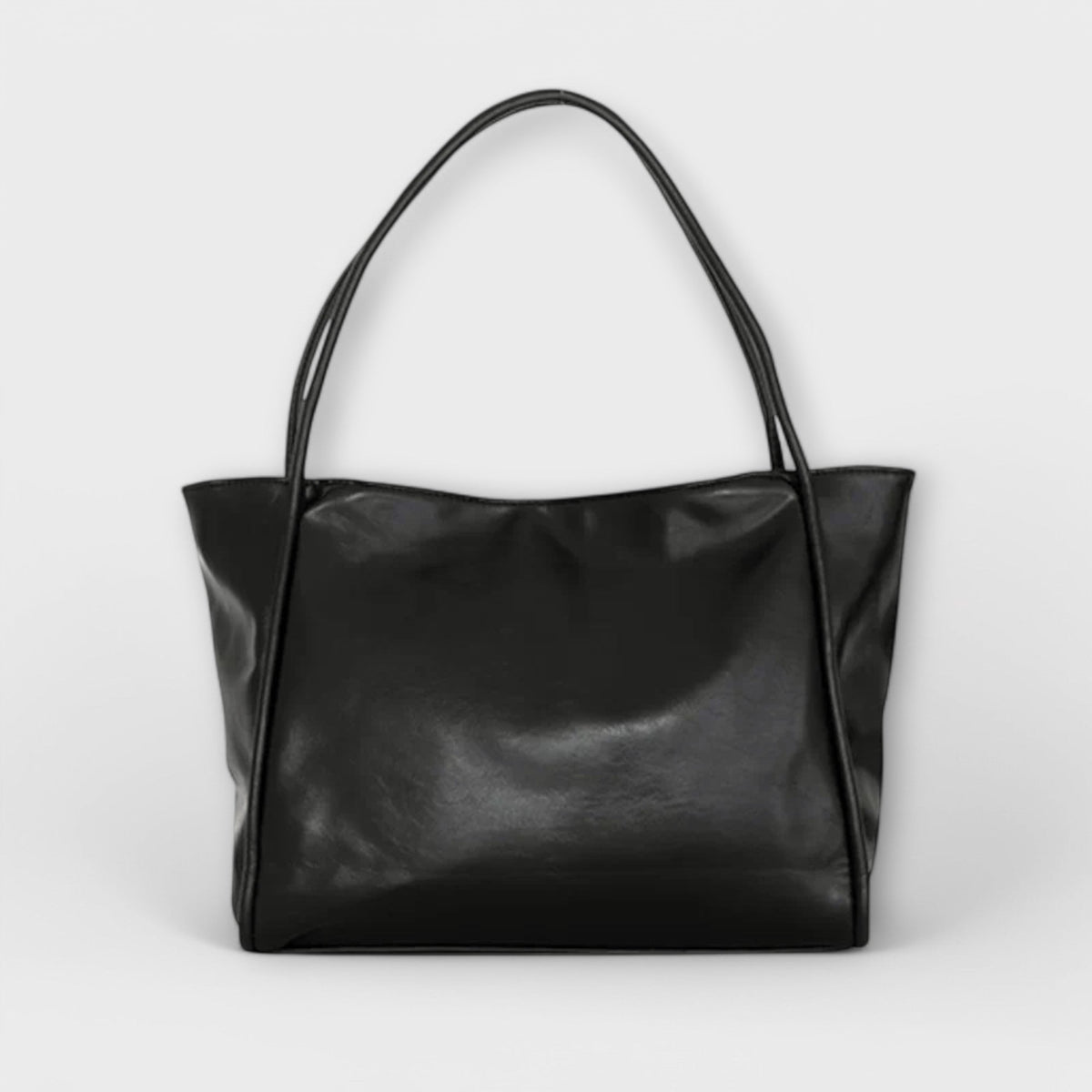 Women's Structured Handbag in Black, Brown or Red