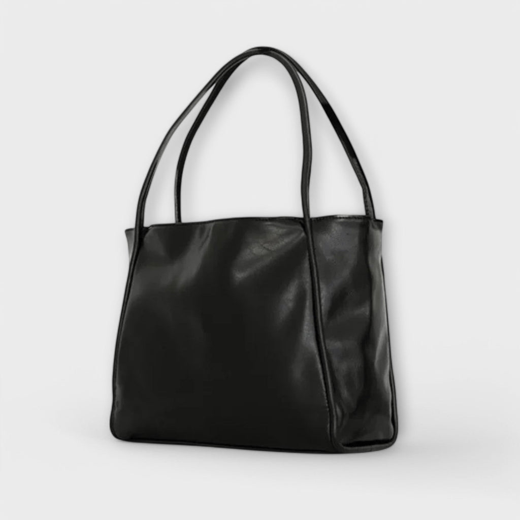 Women's Structured Handbag in Black, Brown or Red